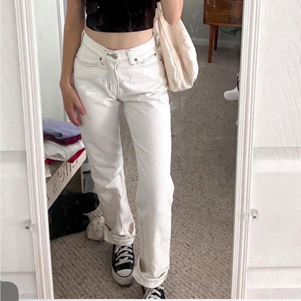 Urban Outfitters BDG White Cowboy Jeans